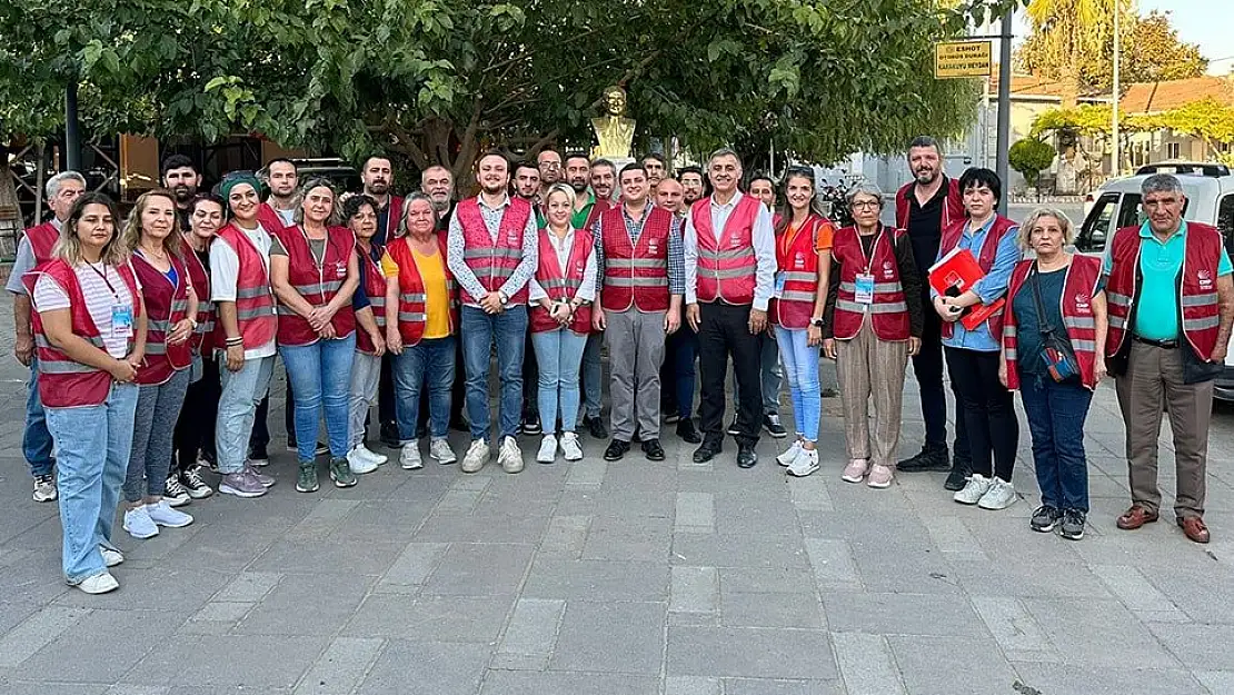 CHP Torbalı Örgütü durmak bilmeden çalışıyor