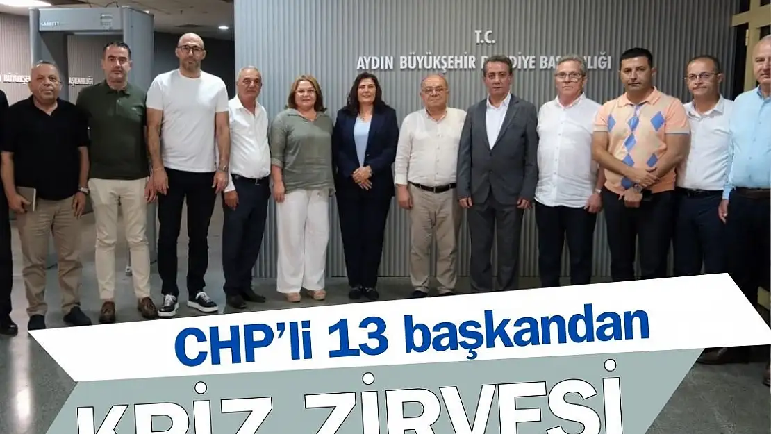 CHP’li başkanlardan mücadele kararı 