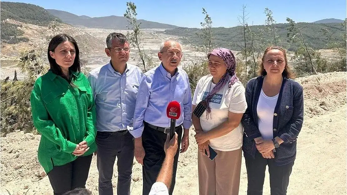 CHP’li vekiller ve Kılıçdaroğlu Akbelen’de