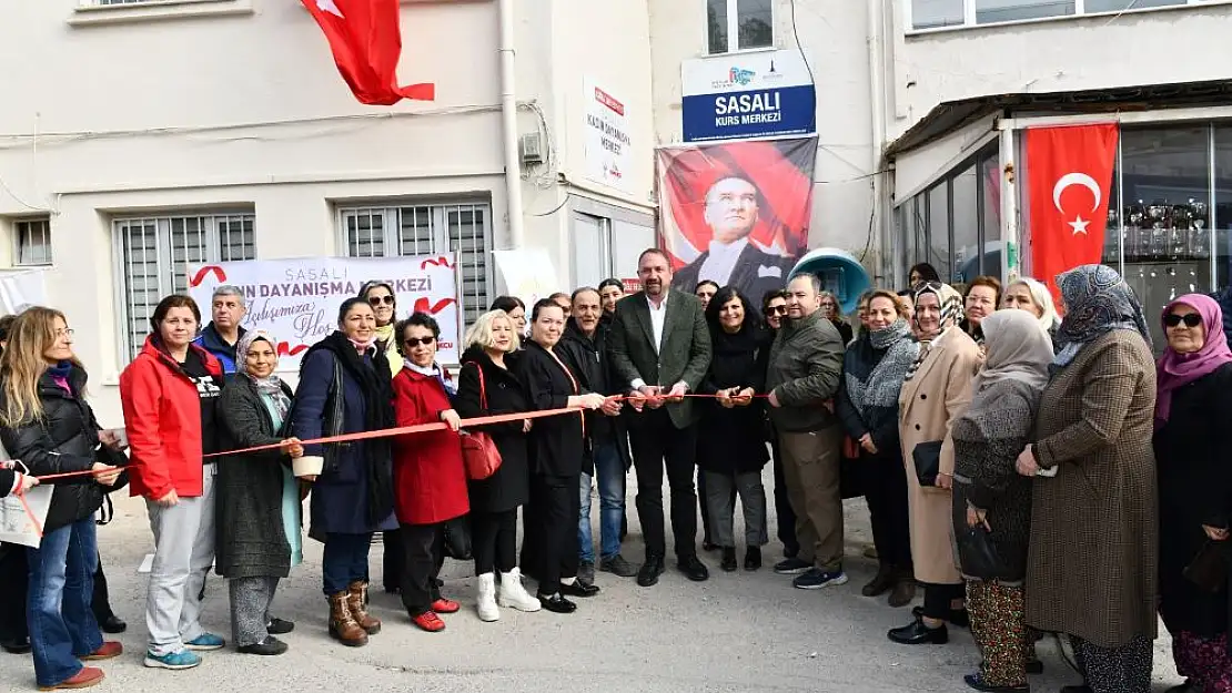 Çiğli Belediyesi 4. Kadın Dayanışma Merkezi’ni Sasalı'da açtı