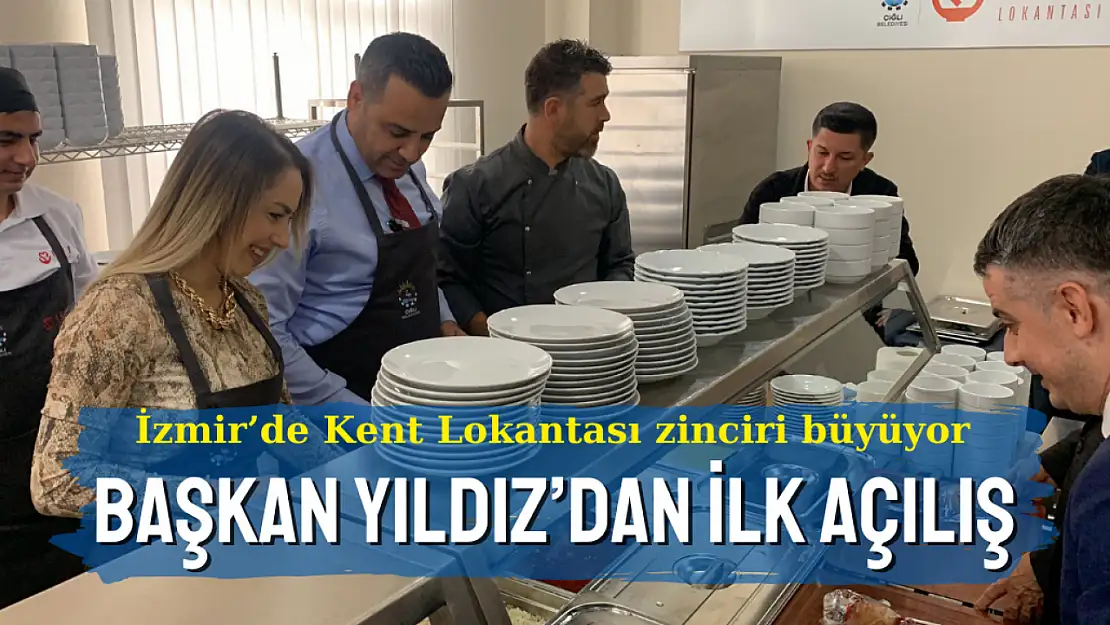 Çiğli Belediyesi ilk 'Kent Lokantası'nı açtı