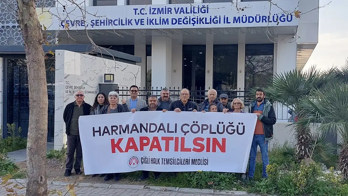 Çiğli Halk Temsilcilerinden Bakanlığa çağrı: Harmandalı çöplüğü kapatılsın