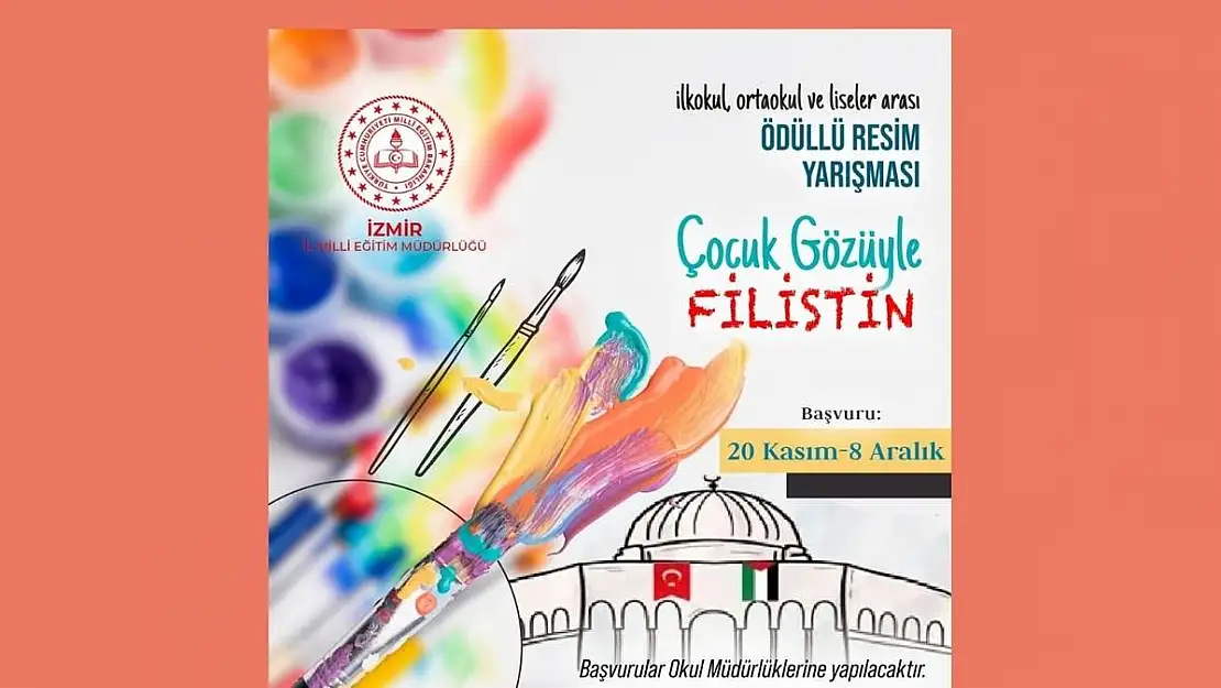 ‘Çocuk Gözüyle Filistin’ temalı resim yarışmasında başvurular başlıyor!