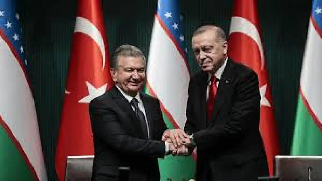 Cumhurbaşkanı Erdoğan, Mirziyoyev ile görüştü