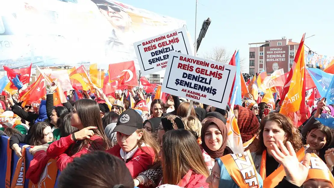 Cumhurbaşkanı Erdoğan seçim çalışmaları için Denizli’de