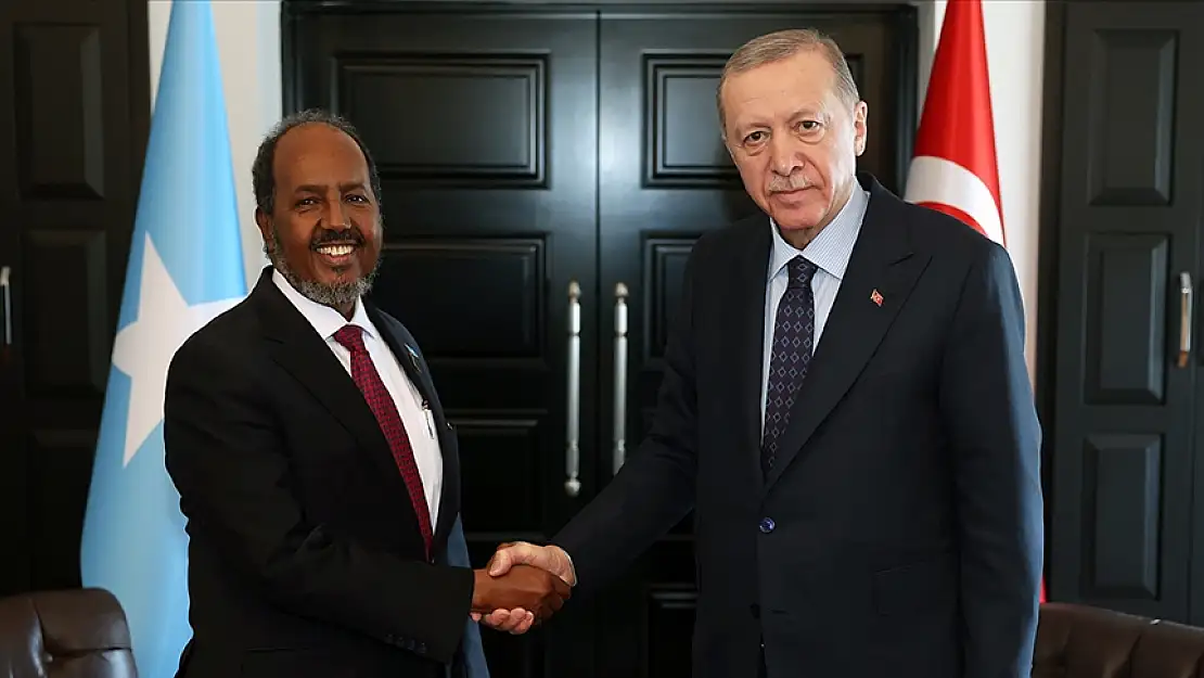 Cumhurbaşkanı Erdoğan Somali Cumhurbaşkanı Mahmud ile görüştü