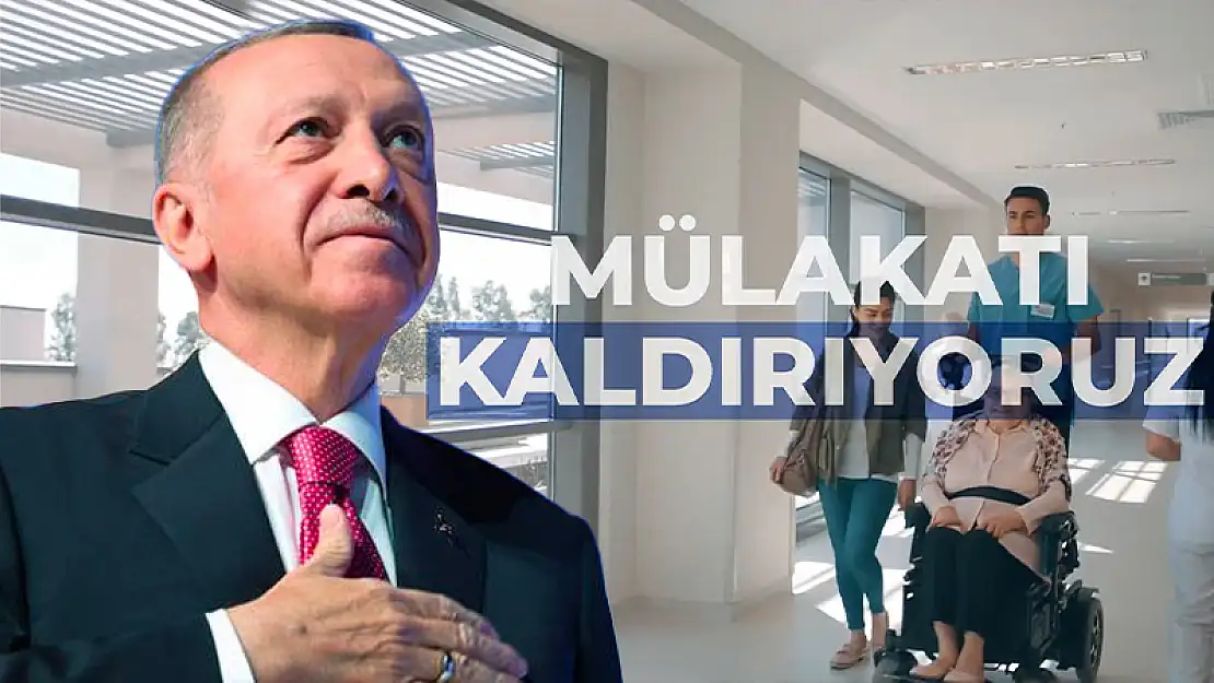 Cumhurbaşkanı Erdoğan’dan mülakat vaadi