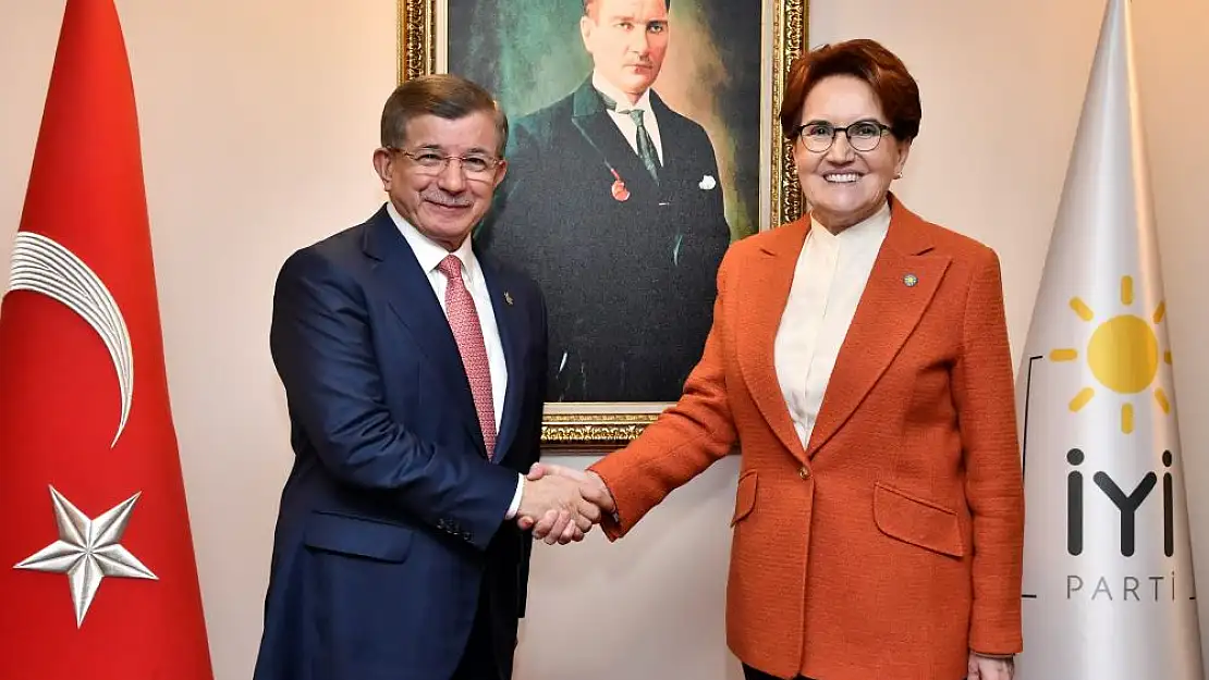 Davutoğlu’ndan Akşener’e ziyaret