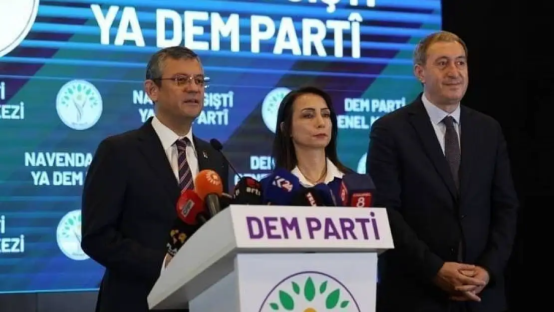 DEM Parti’den CHP Lideri Özel’e ziyaret