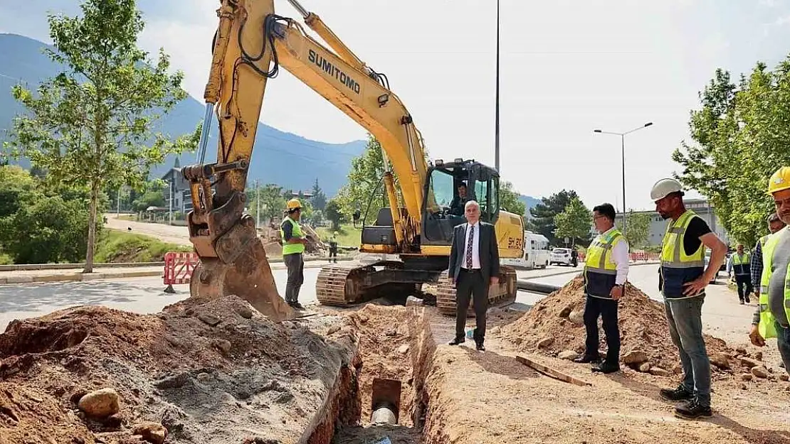 Denizli’de Akbaş Barajı’ndan getirlen su Göveçlik Mahallesine can olacak 