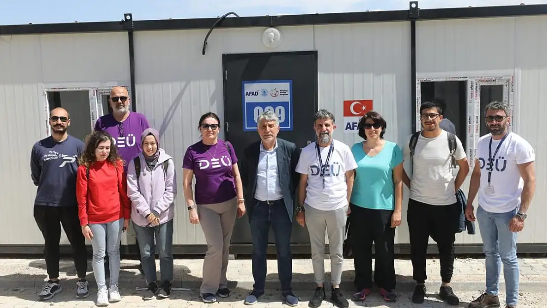 DEÜ’den Hatay’daki depremzedelere sağlık taraması