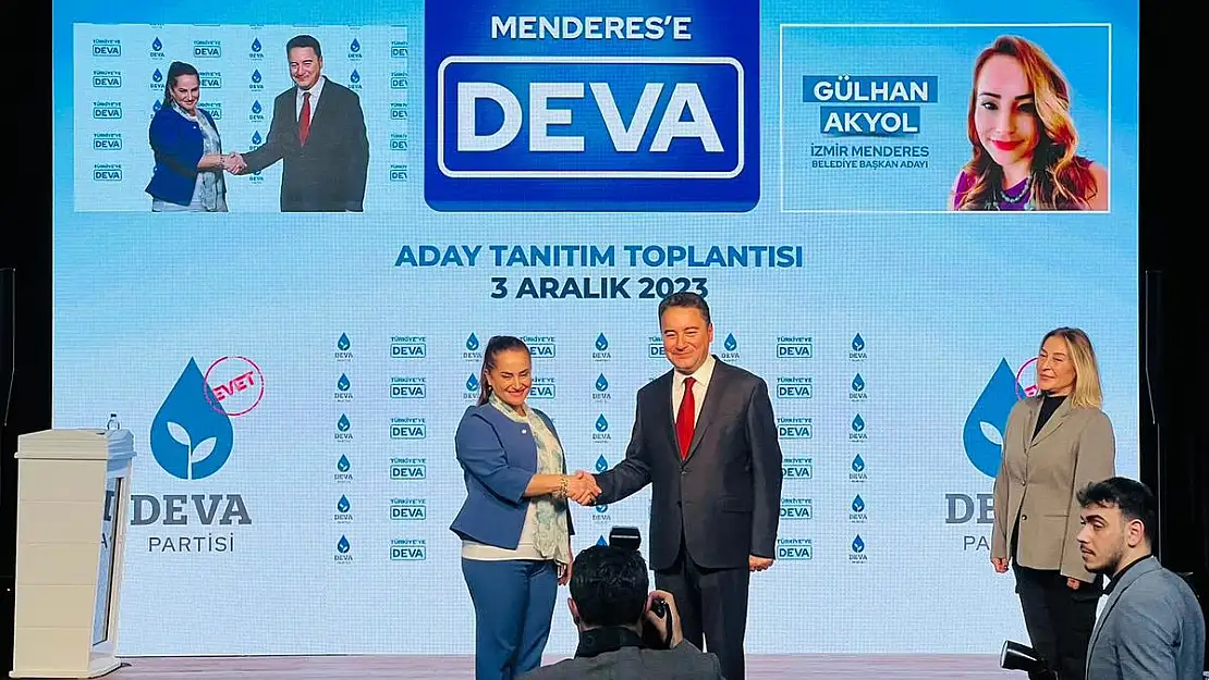 DEVA Partisi İzmir'de 3 adayını tanıttı