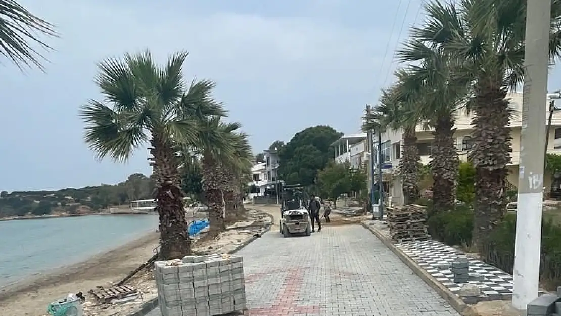 Didim’de  yaza hazırlık çalışmaları sürüyor