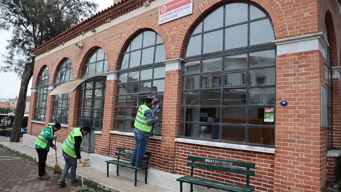 Dikili Belediyesi Ramazan için temizlik seferberliği başlattı