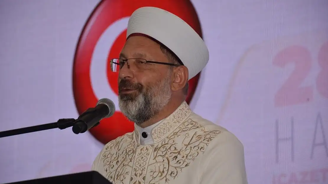 Diyanet İşleri Başkanı Erbaş: Gazze'de zalim Siyonistler Müslümanları katlediyor