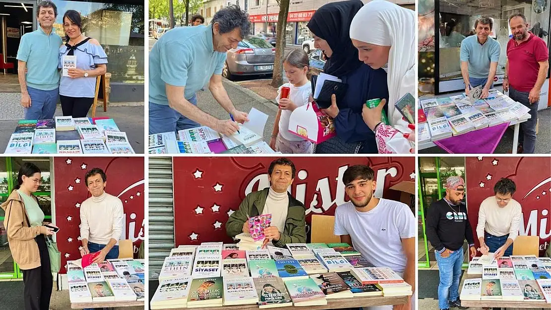 Dünyaca ünlü Yazar Fransa'daki imza günlerinde kitapseverlerle buluştu