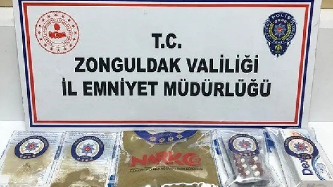 “Dur” ihtarına uymayan aracın içinden uyuşturucu çıktı