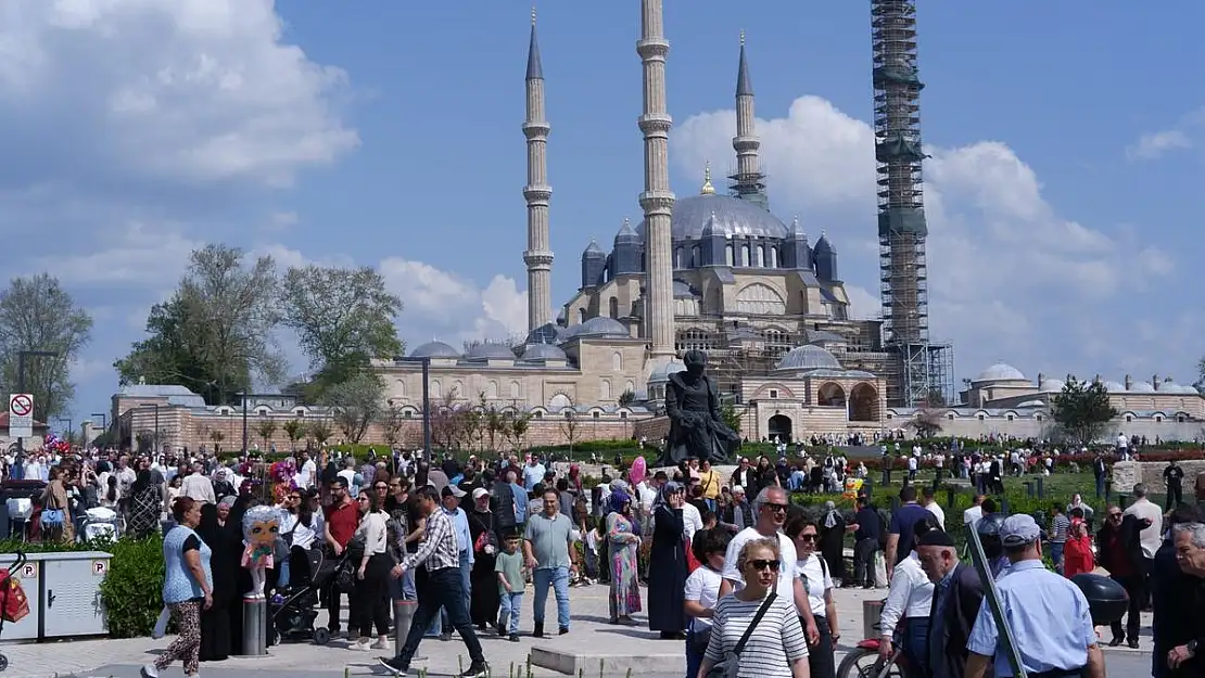 Edirne'ye turistler akın etti!