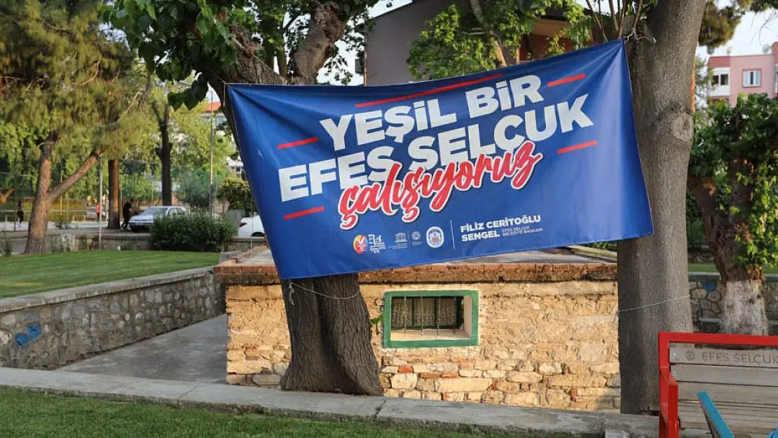 Efes Selçuk Belediyesi’nin tanıtım pankartına seçim yasağı!