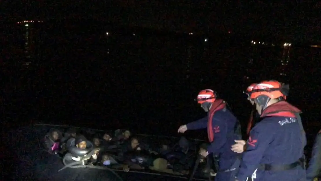 Ege'de tehlikeli yolculuk! Aralarında çocuklar da var