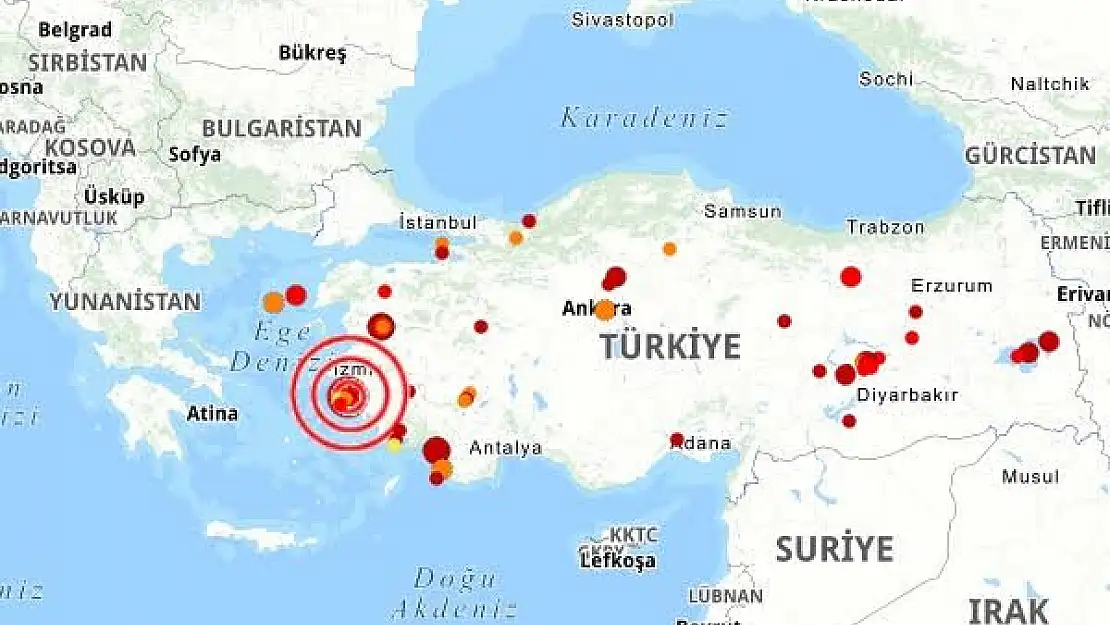 Ege Denizi’nde deprem