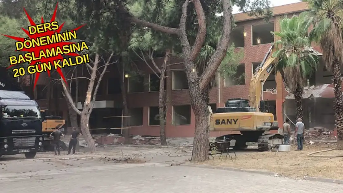 Ege Üniversitesi şantiyeye döndü!