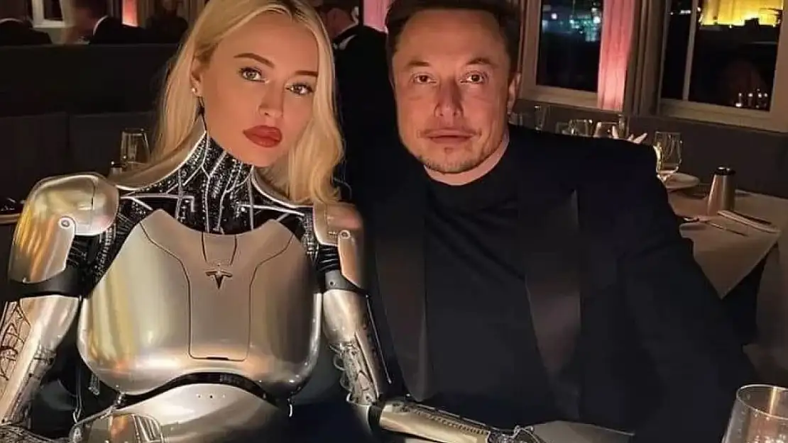 Elon Musk, robot sevgilisiyle akşam yemeği yedi