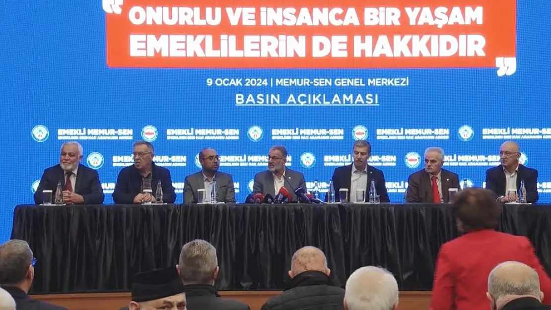 Emekli Memur-Sen Genel Başkanı Küçükkösen: Kamu görevlilerinin hakları, kamu görevlisi emeklilerinin de haklarıdır