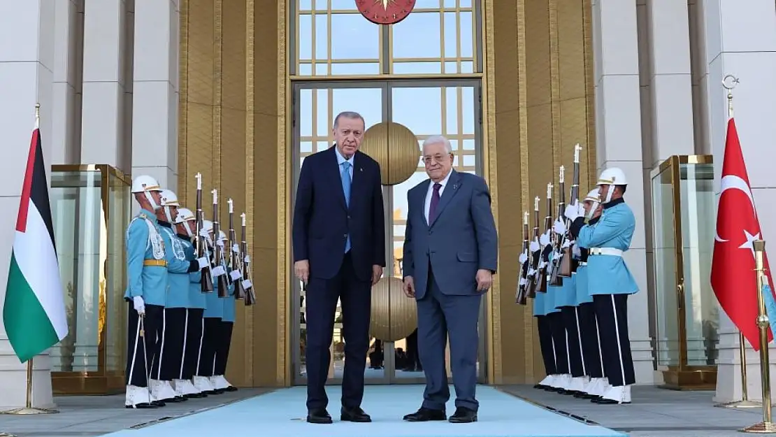 Erdoğan, Filistin Devlet Başkanı Abbas ile görüştü