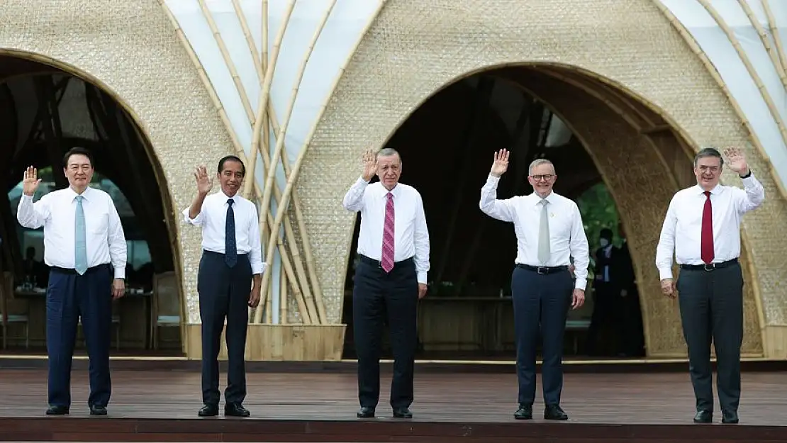 Erdoğan, MIKTA liderleriyle bir araya geldi