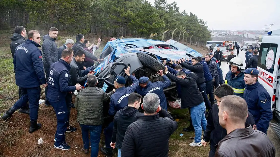 Eskişehir’de zincirleme trafik kazası