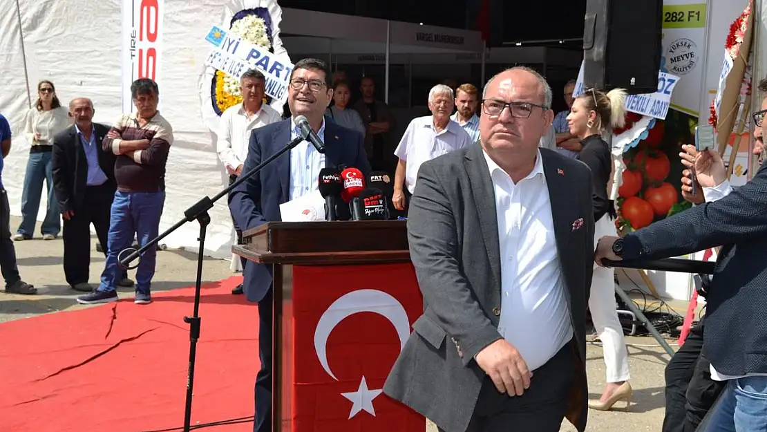 Fethiye Tarım Fuarı açılışında CHP ve AK Parti karşı karşıya geldi