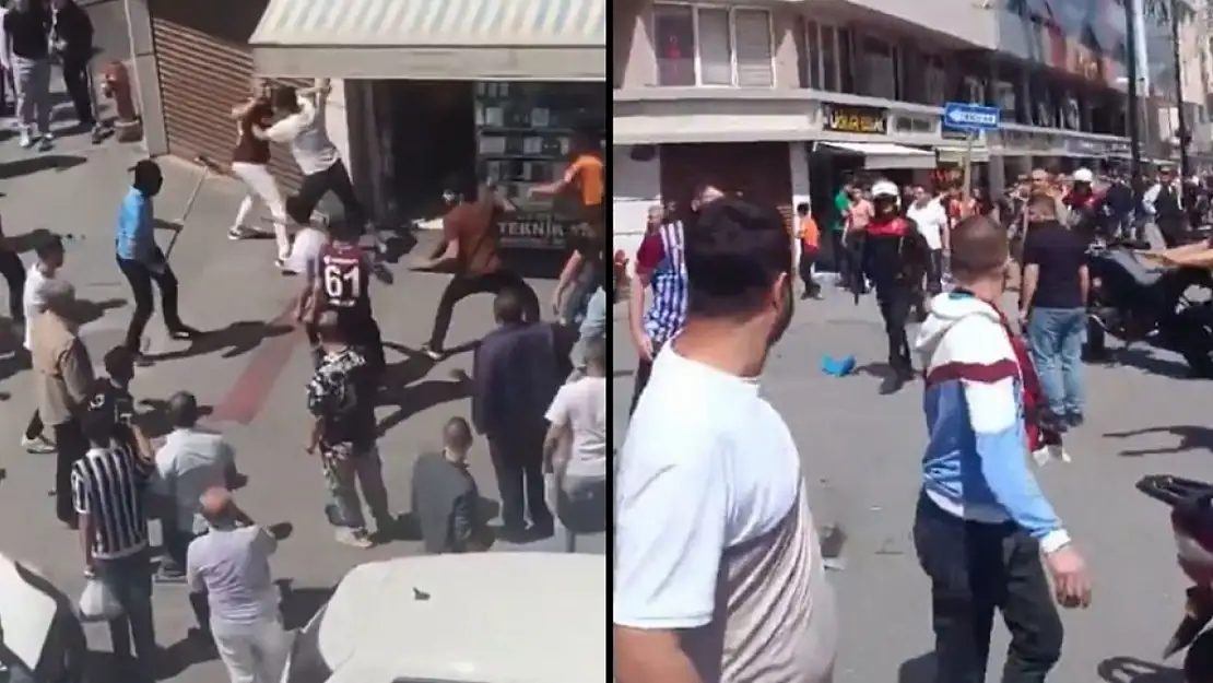 Gaziantep'te kupa finali öncesi taraftarlar arasında kavga çıktı!