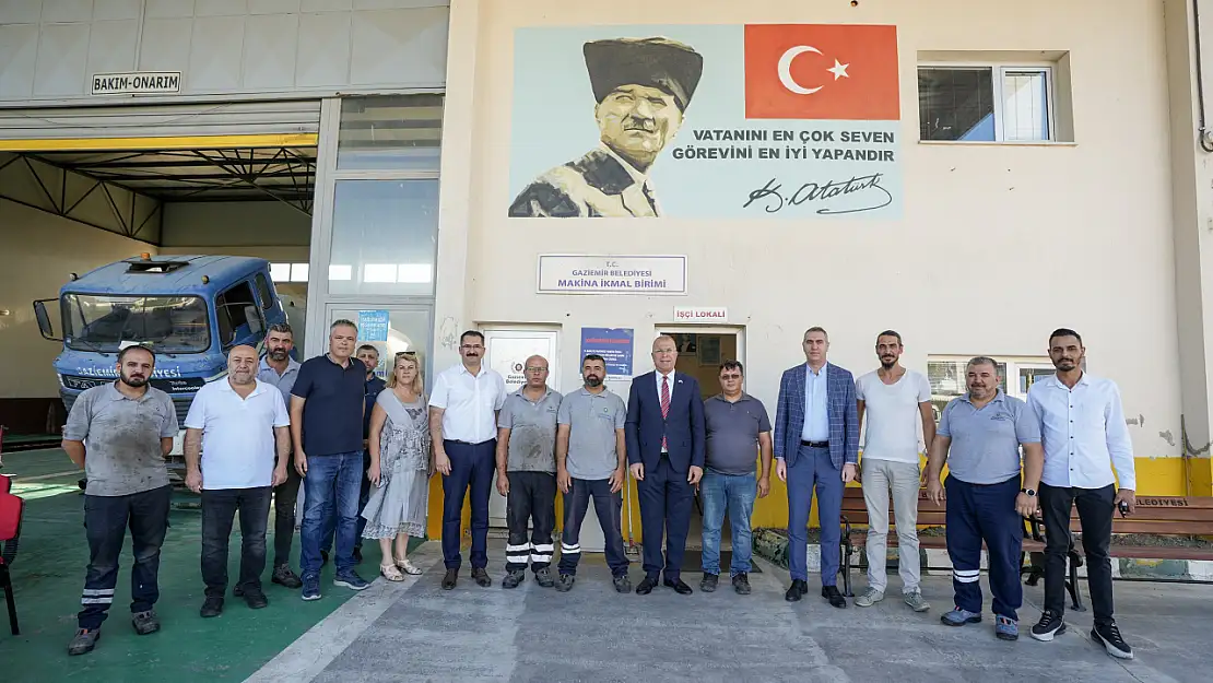 Gaziemir Belediyesi araç bakımında tasarruf sağlıyor