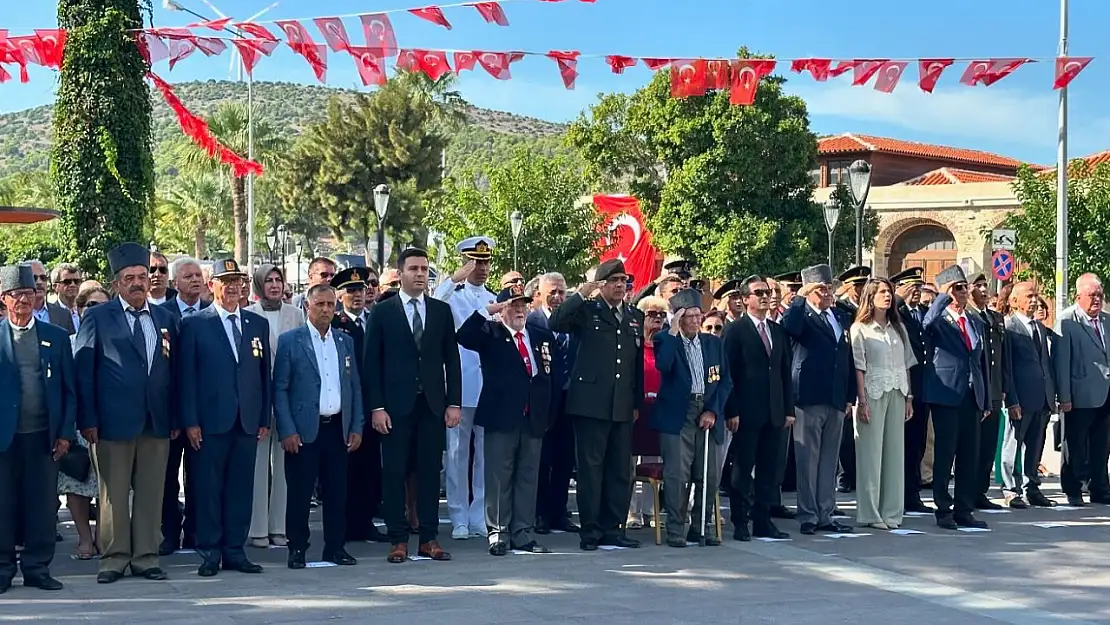 Gaziler Günü, Çeşme'de törenle kutlandı!