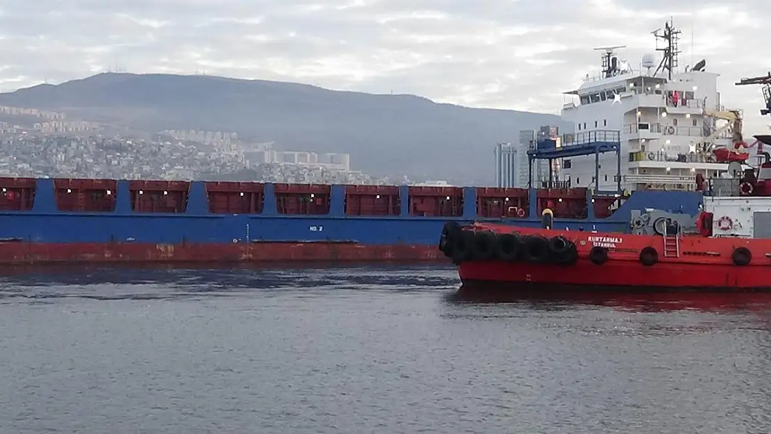 Gazze’ye 500 ton tıbbi yardım Alsancak Limanı’ndan yola çıktı