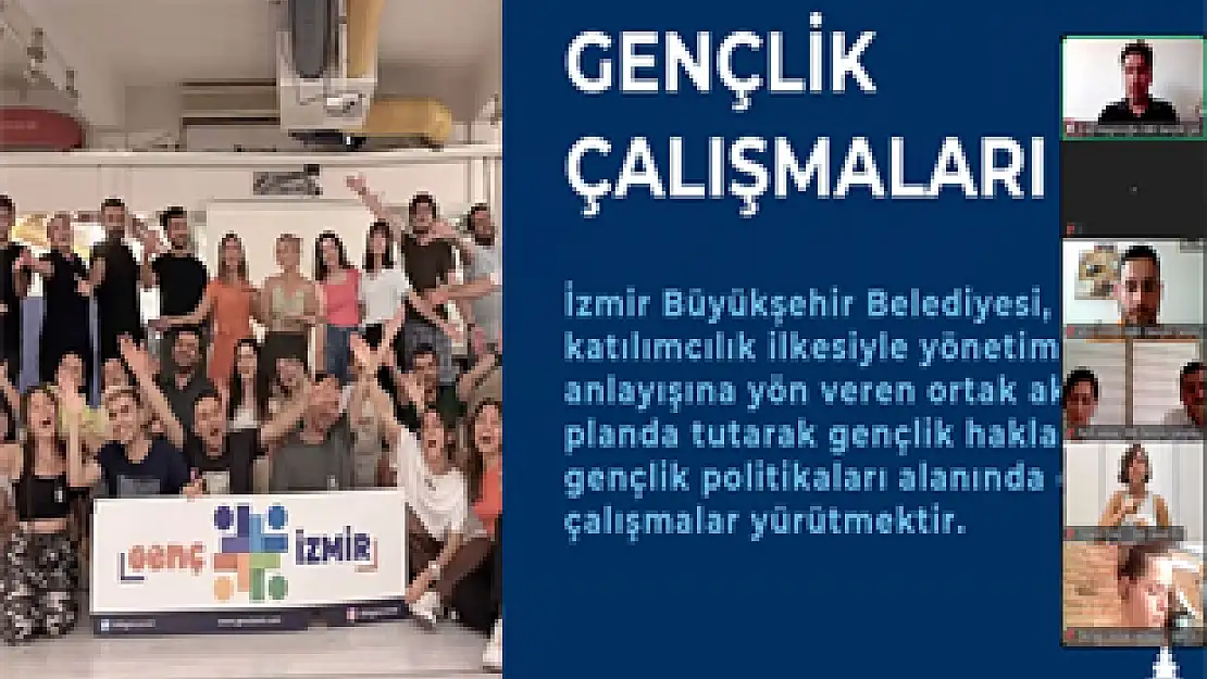 “Genç Perspektifiyle İzmir” e-Çalıştay düzenlendi