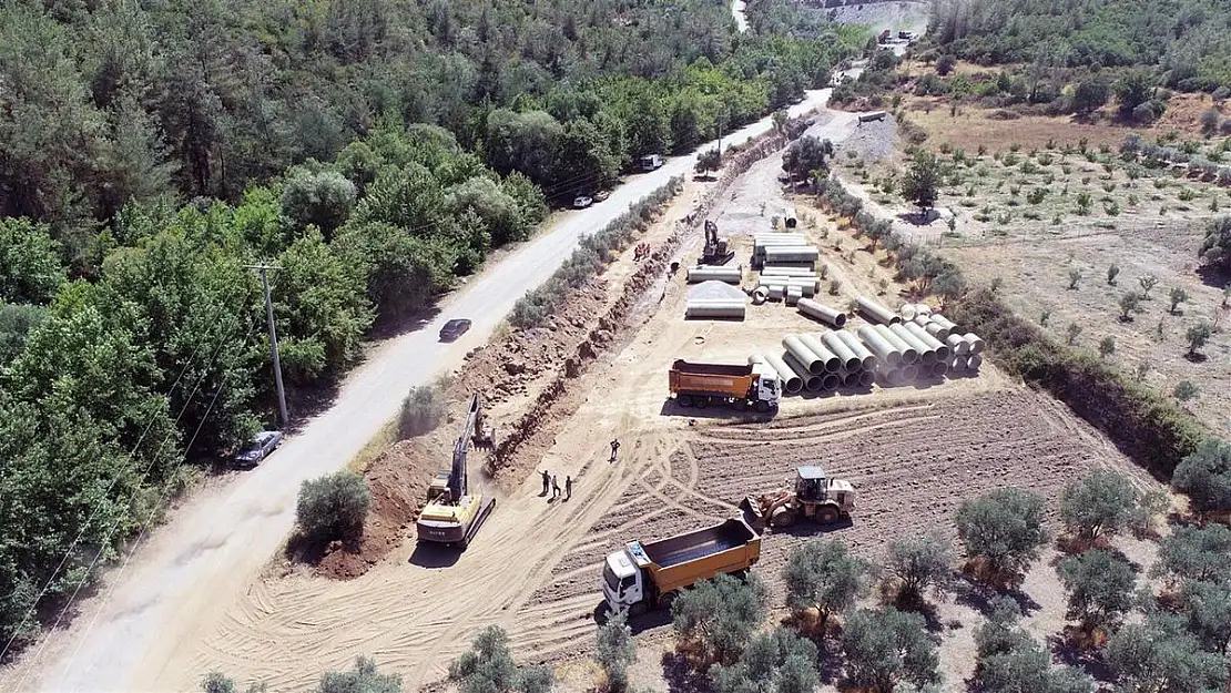 Girne modern tarım sulama inşası bitmek üzere