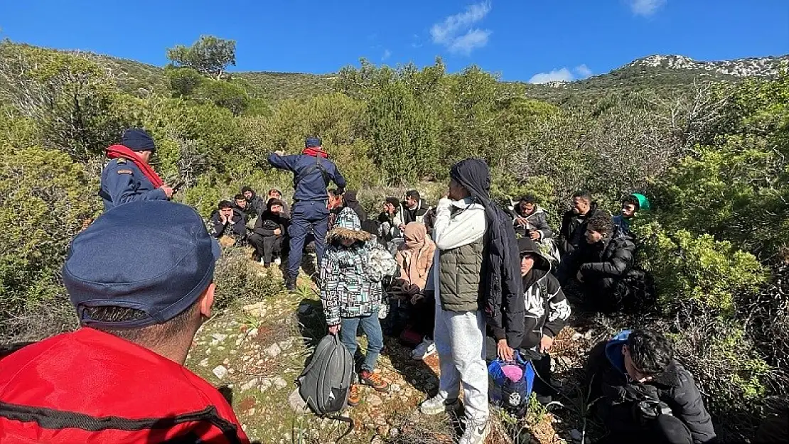 Kaçakçılığa geçit yok: Çok sayıda göçmen yakalandı