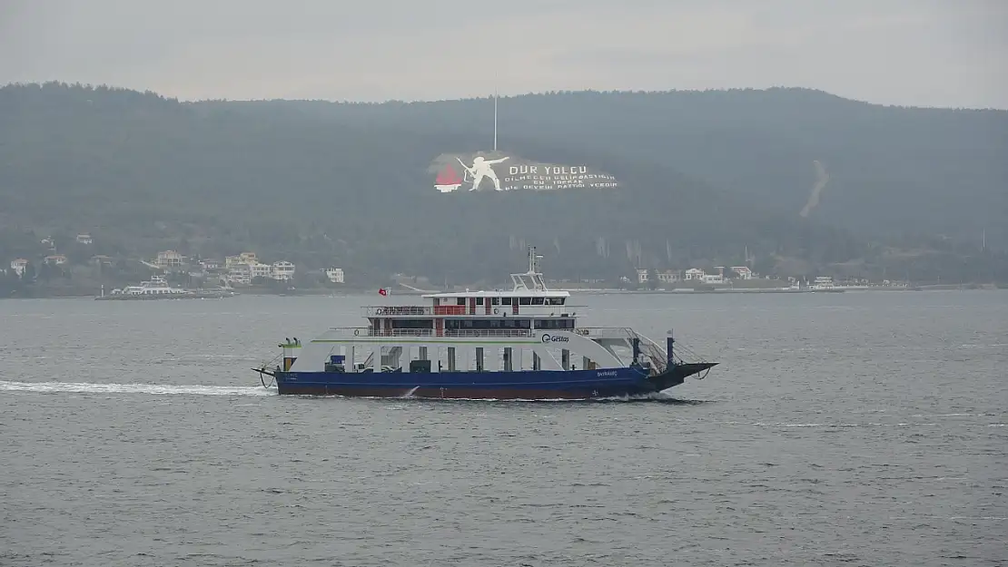 Gökçeada'ya feribot seferleri iptal edildi