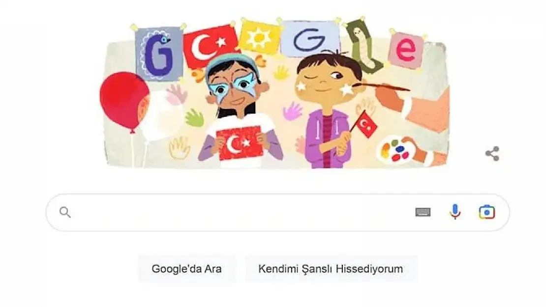 Google, 23 Nisan Ulusal Egemenlik ve Çocuk Bayramı’nı unutmadı