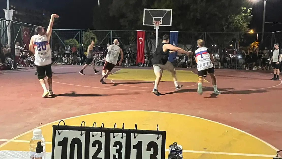 Göztepe'de sokak basketbolu heyecanı