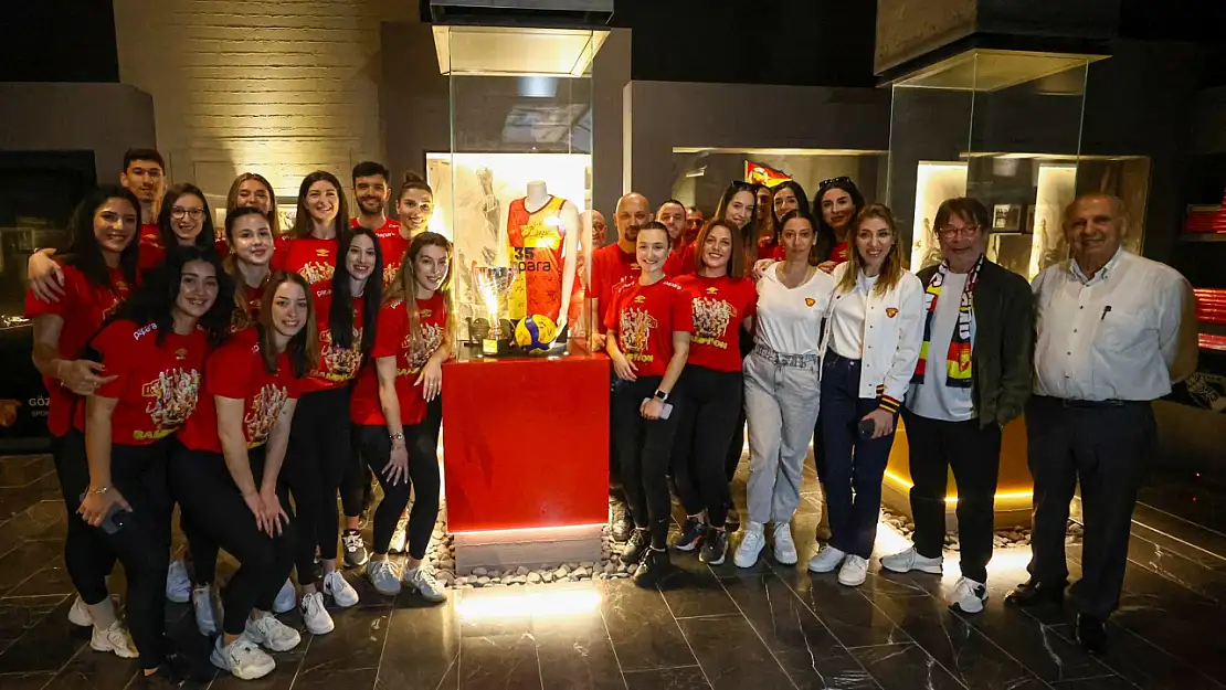 Göztepe Voleybol'dan büyük başarı | Zaferin simgesi müzede