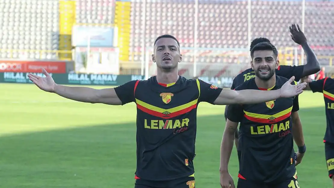 Göztepe'de David Tijanic sevinci