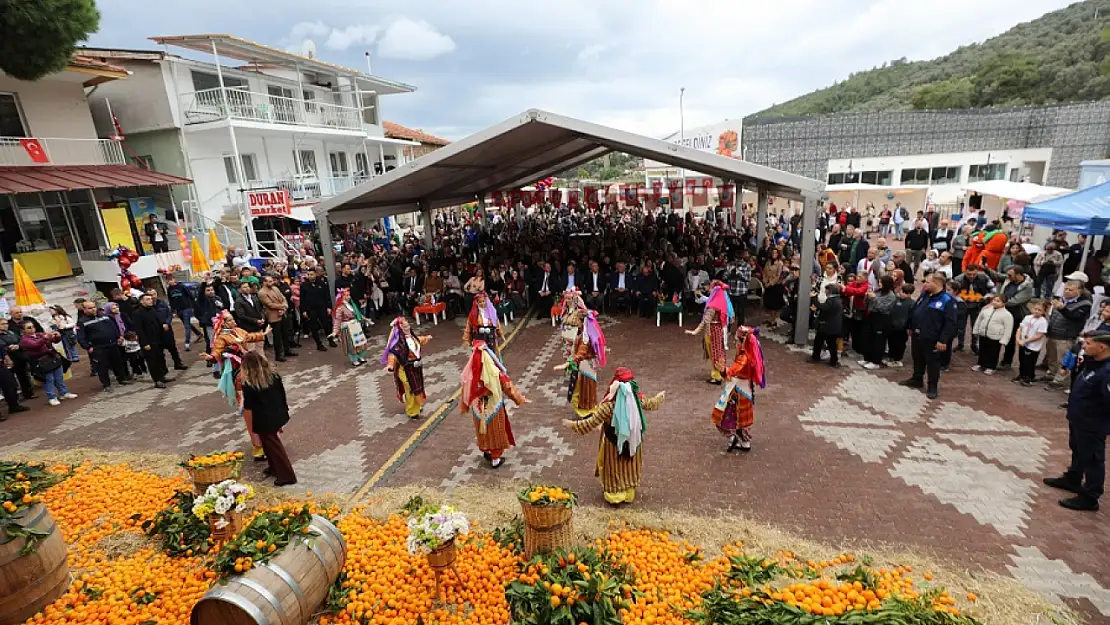 Gümüldür mandalinası festivalde taçlandı!