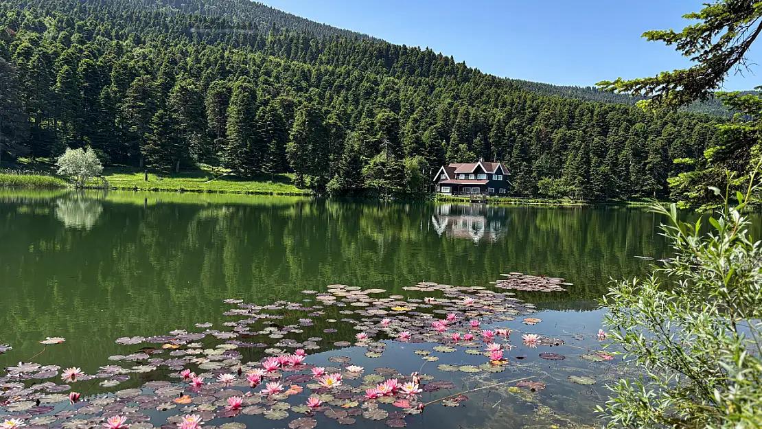 Güneş, göl ve oksijen… Tatilciler Gölcük'te nefes aldı!