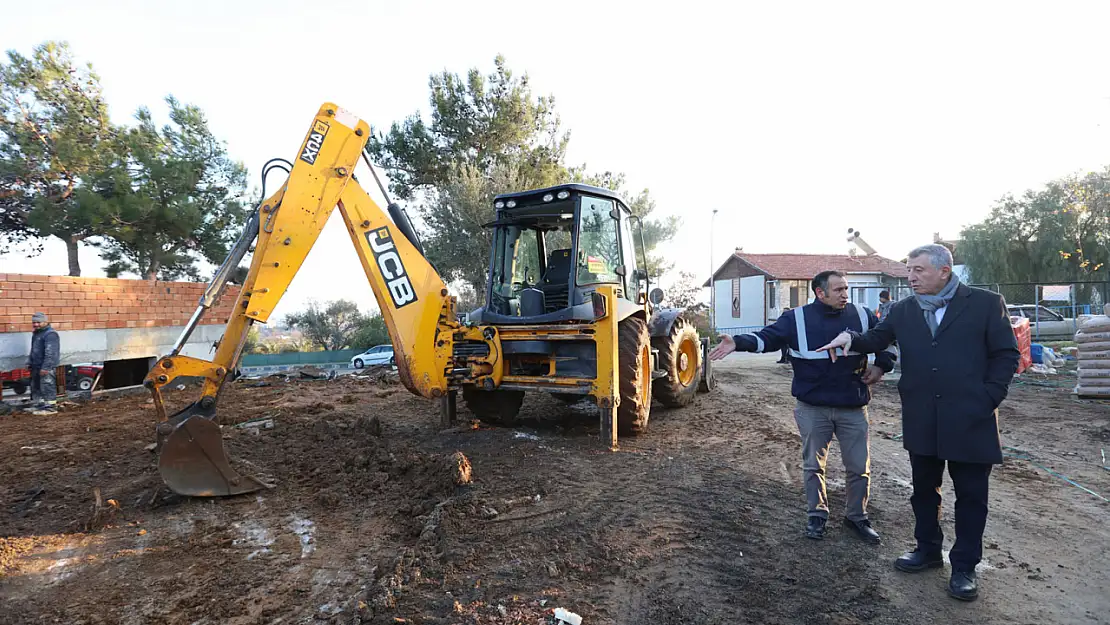 Güzelbahçe'de yeni yılda çalışmalar tam gaz devam ediyor