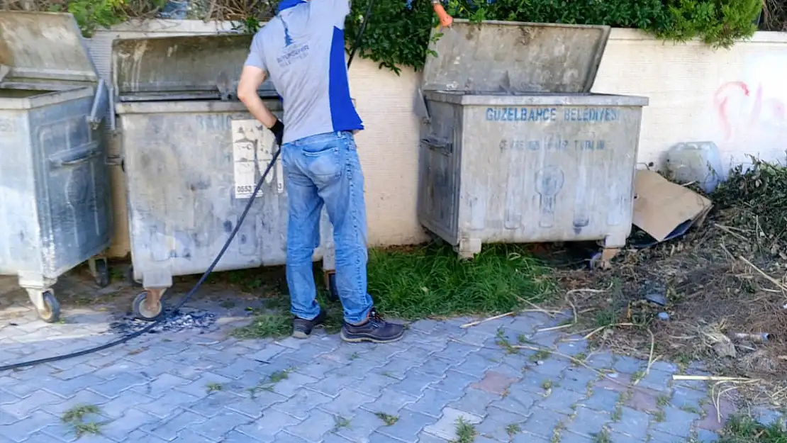 Güzelbahçe’de kapsamlı ilaçlama çalışması