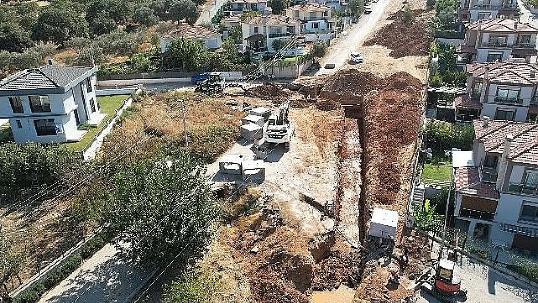 Güzelbahçe’de sel ve taşkının önüne geçildi