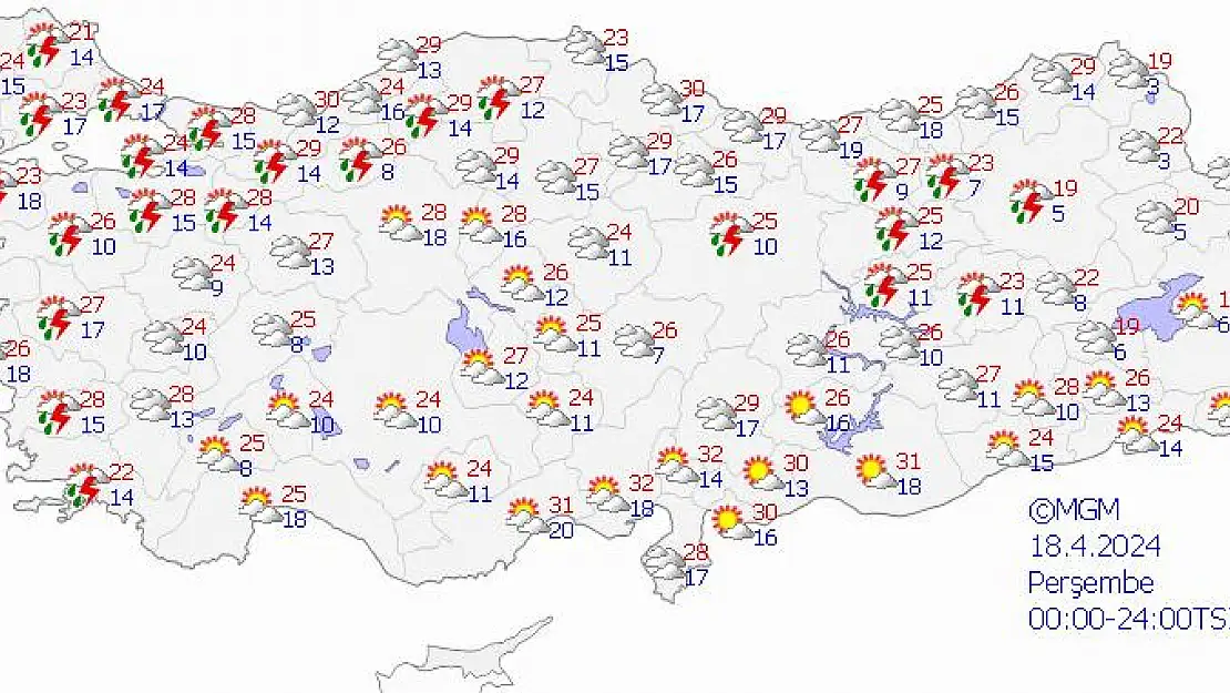 Hafta ortası sağanak yağış geliyor!